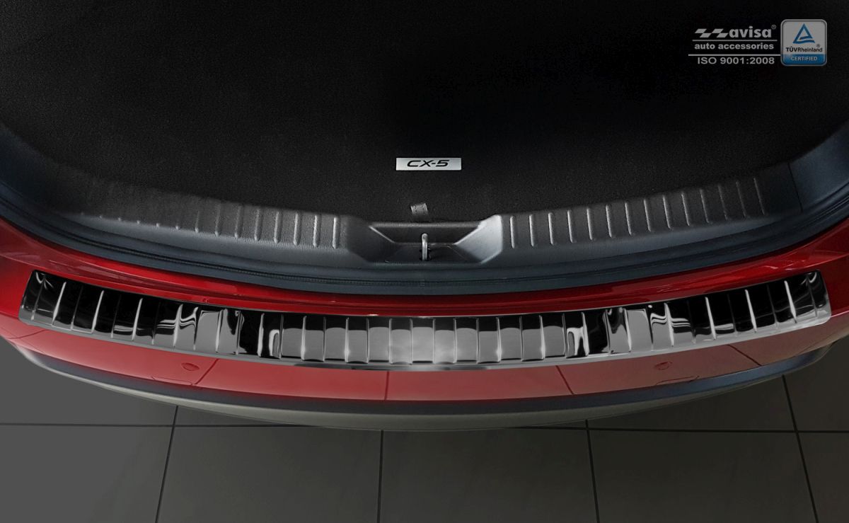 Ochranná lišta zadního nárazníku Mazda CX-5, 2017- , Glossy Black