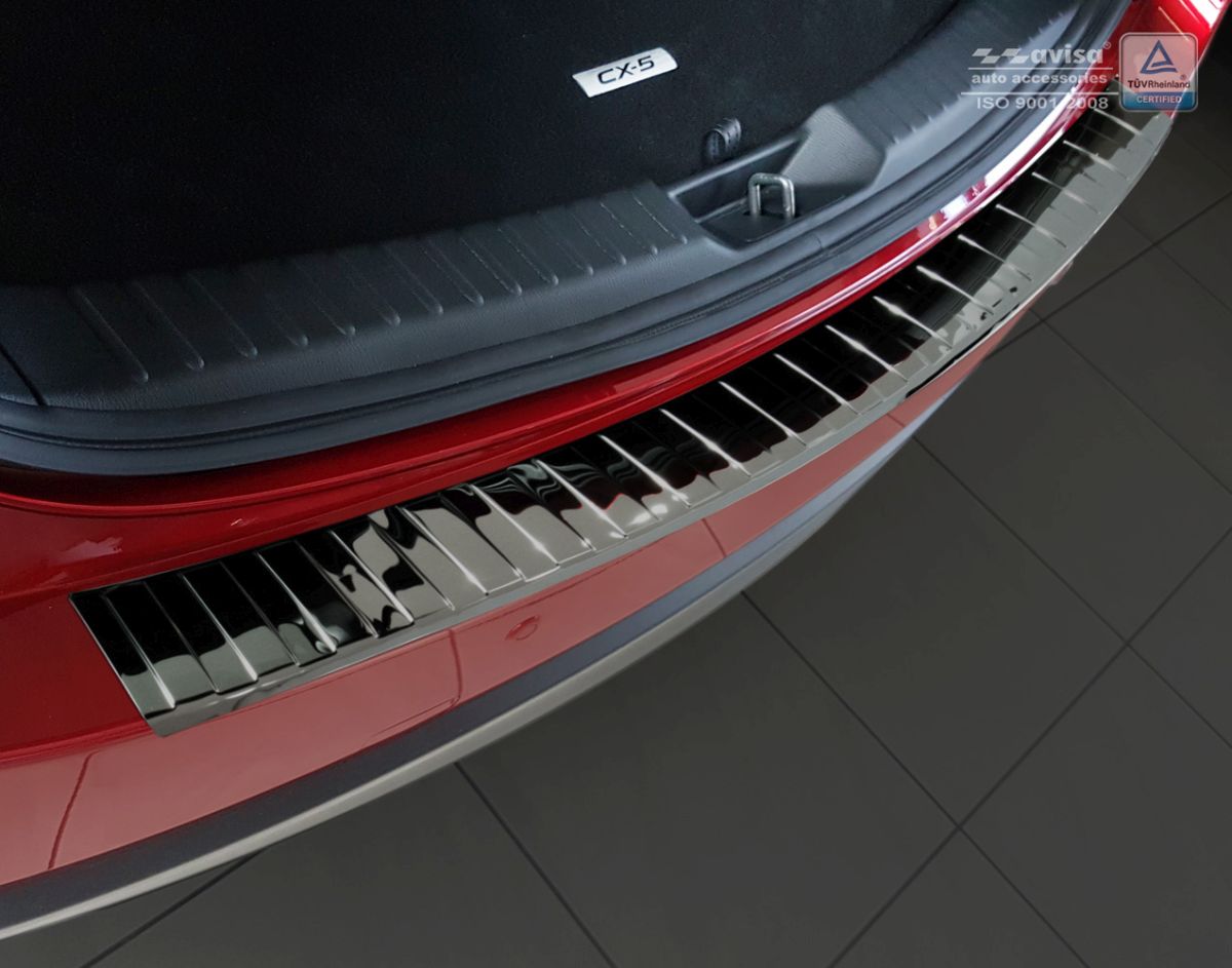 Ochranná lišta zadního nárazníku Mazda CX-5, 2017- , Glossy Black