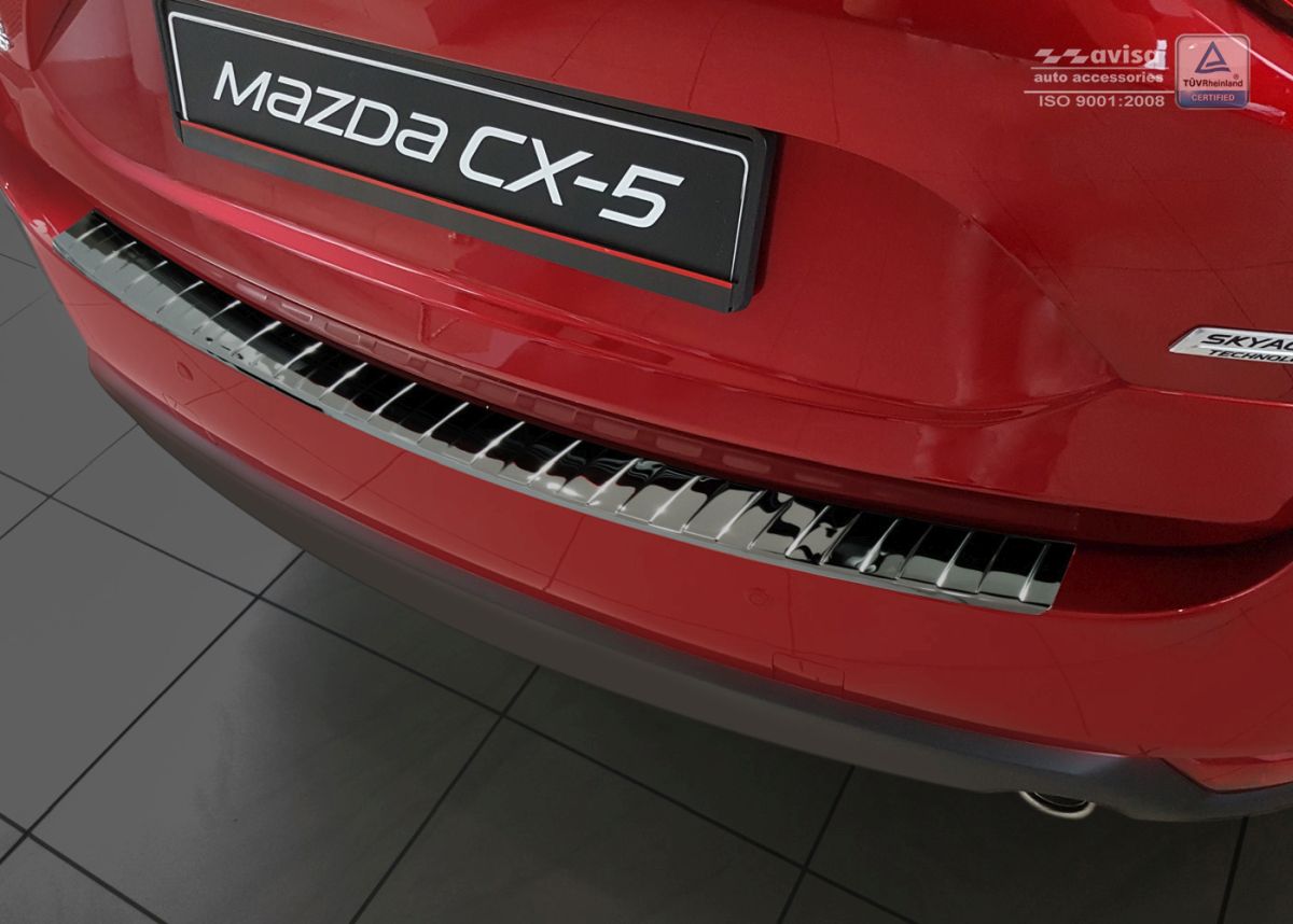 Ochranná lišta zadního nárazníku Mazda CX-5, 2017- , Glossy Black