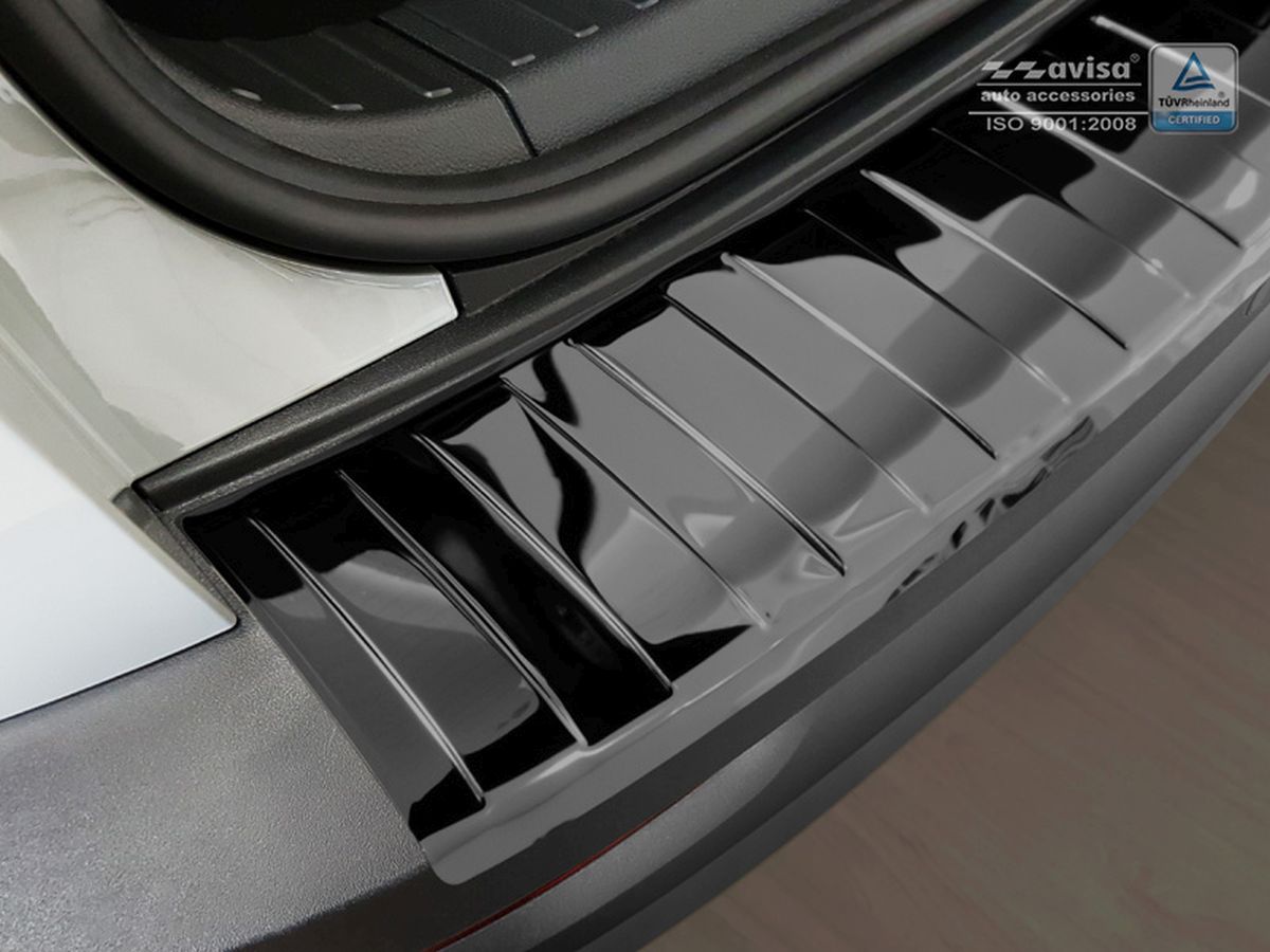 Ochranná lišta zadního nárazníku Škoda Karoq, 2017- , Glossy Black