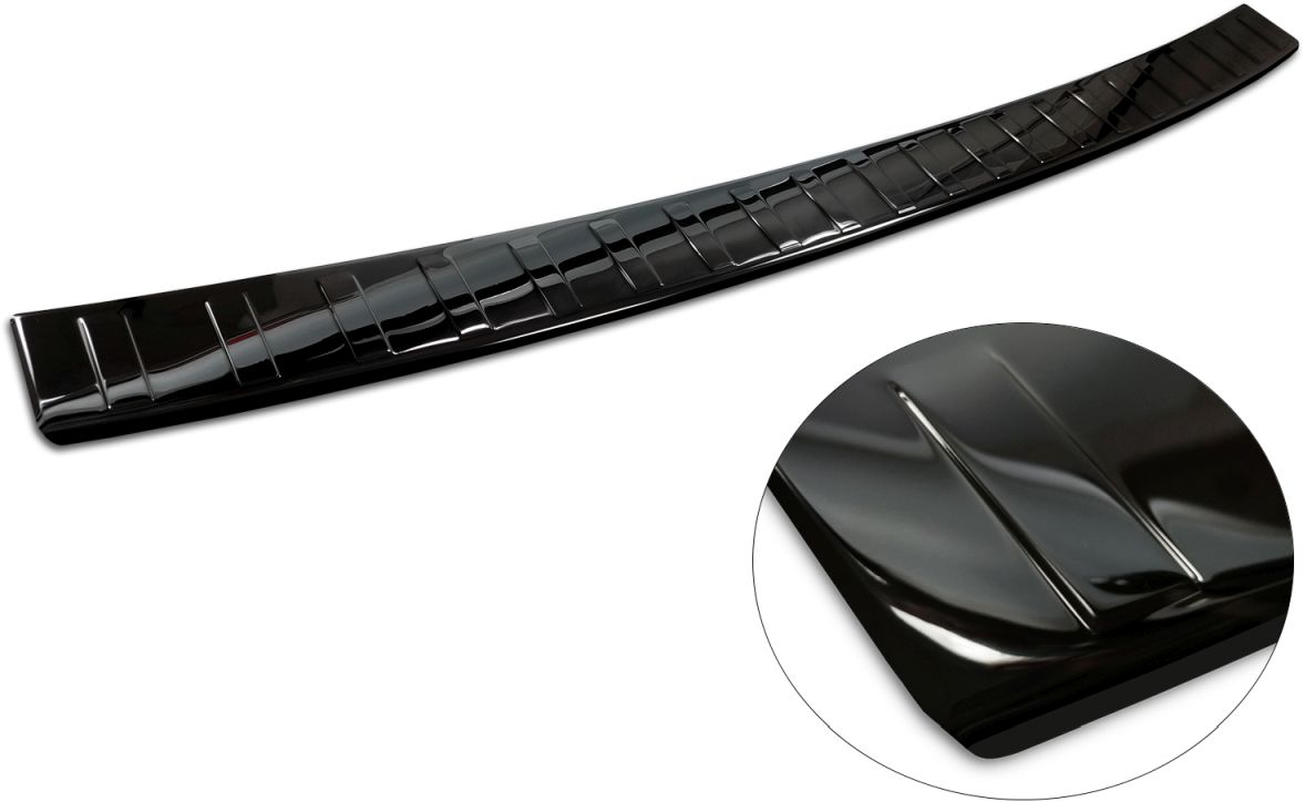 Ochranná lišta zadního nárazníku Volkswagen T7, 2021- , Multivan, Glossy Black
