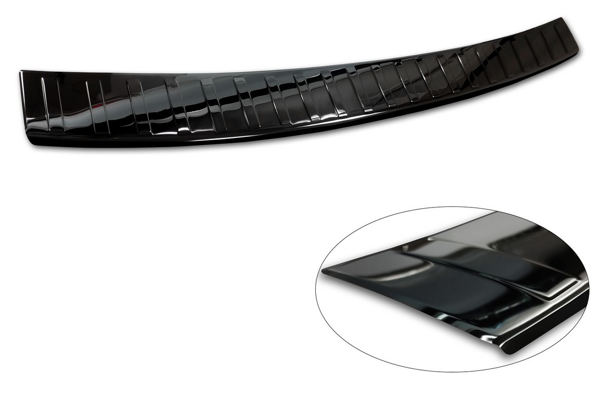 Ochranná lišta zadního nárazníku Škoda Karoq, 2022- , Facelift, Glossy Black
