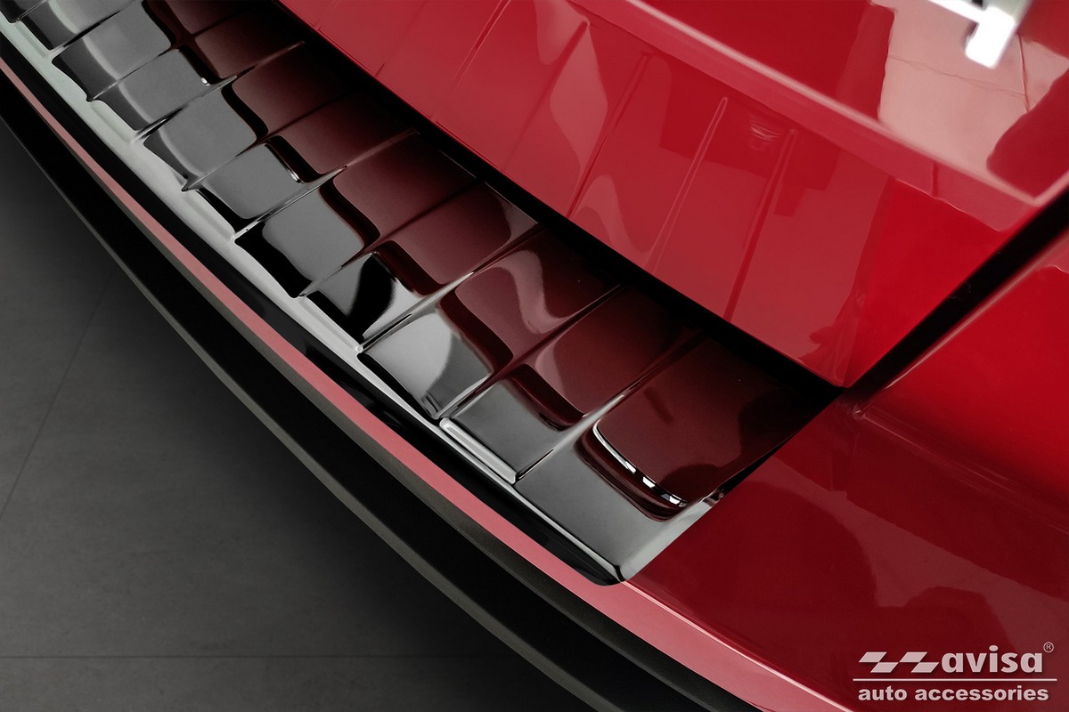 Ochranná lišta zadního nárazníku Škoda Karoq, 2022- , Facelift, Glossy Black