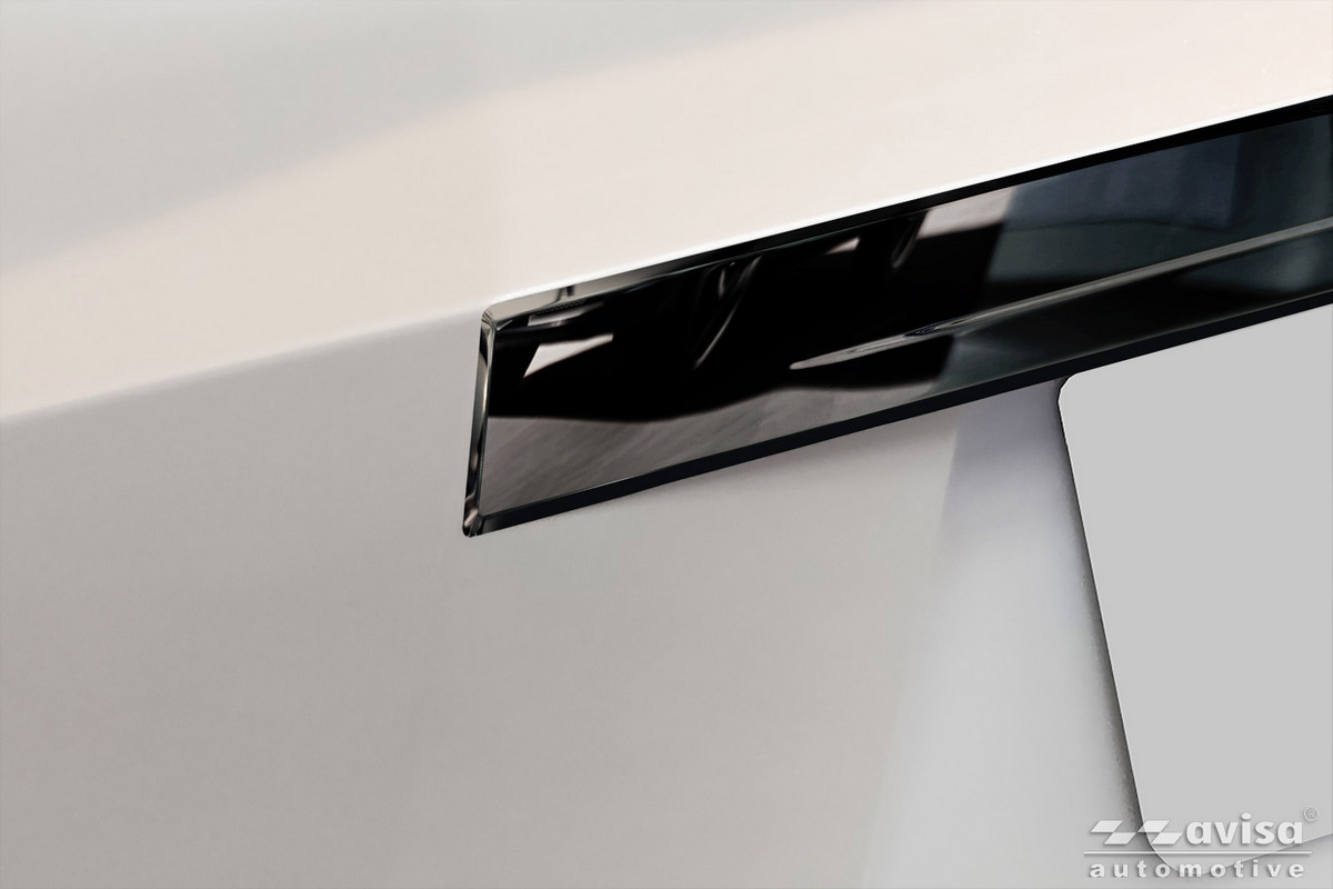 Ozdobná lišta na víko kufru do Toyota C-HR, 2023-, Glossy Black