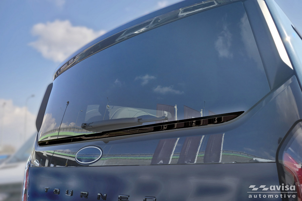 Ozdobná lišta na víko kufru do Ford Custom Transit/Tourneo, 2023-, Glossy Black