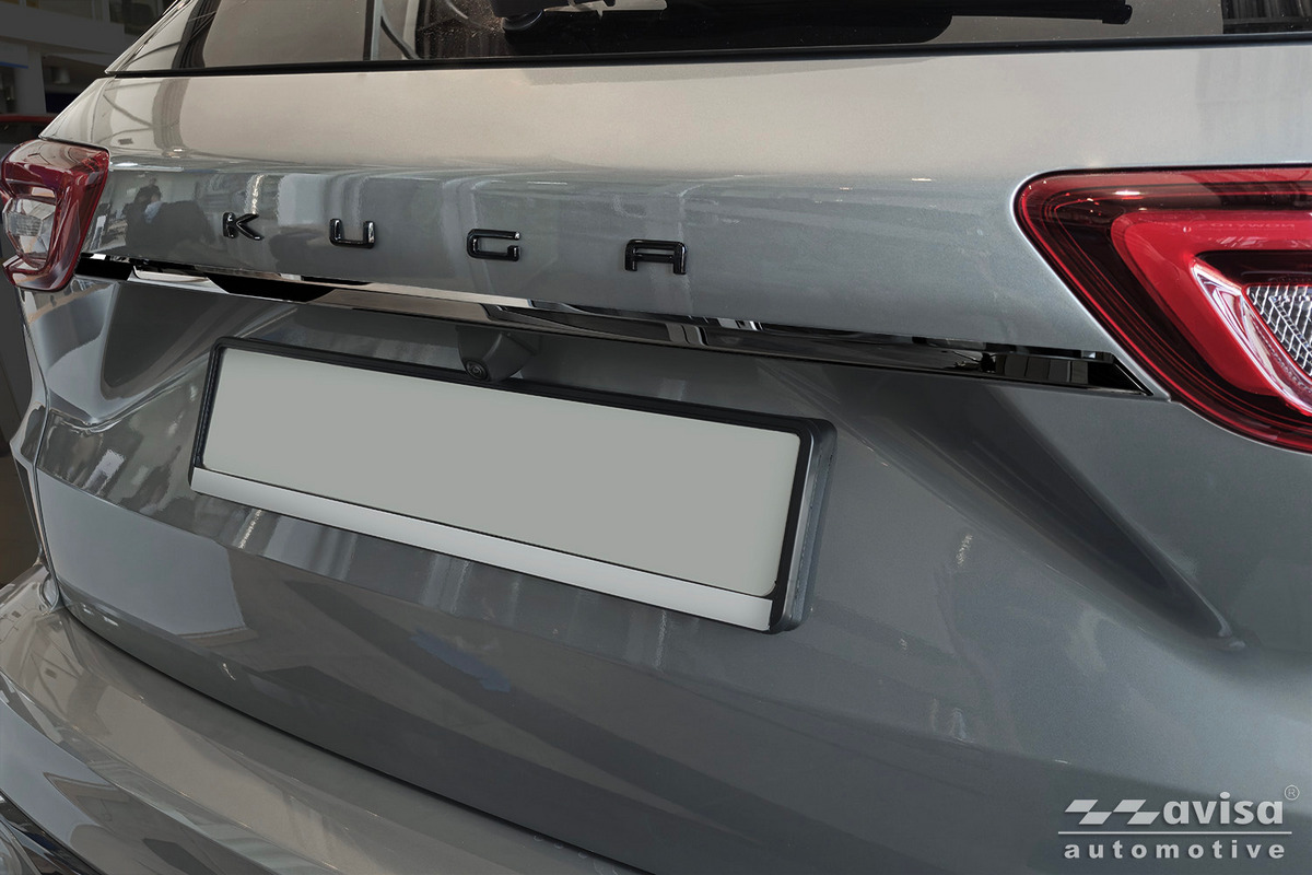 Ozdobná lišta na víko kufru do Ford Kuga III, 2019-, Hybrid, ST-Line, Vignale, Glossy Black