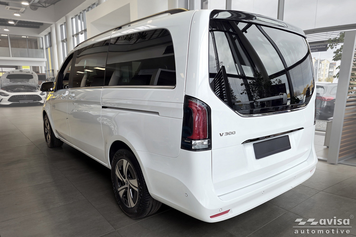Ozdobná lišta na víko kufru do Mercedes Vito, V-Class, W447, 2014-, 2024-, Glossy Black
