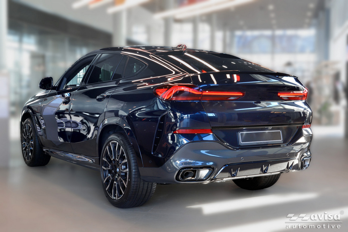 Ozdobná lišta na víko kufru do BMW X6, G06, 2023-, Glossy Black