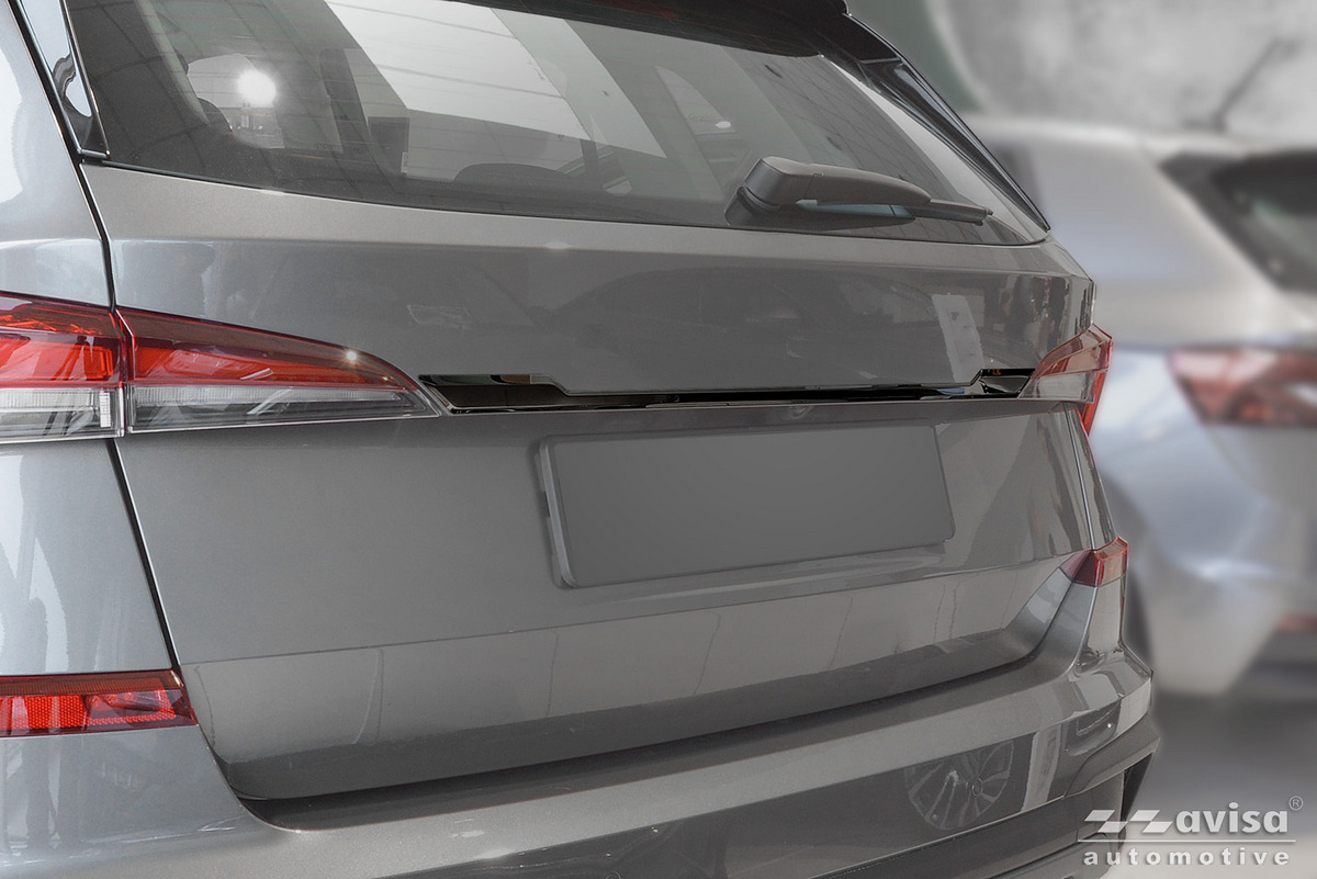Ozdobná lišta na víko kufru do Škoda Kamiq, 2019-2023, Glossy Black