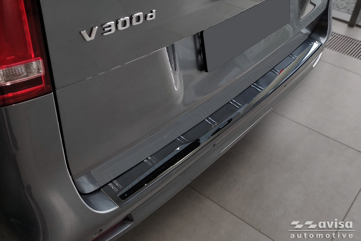 Lišta na nárazník - Kryt hrany kufru, Mercedes Vito, V-Klasse, W447, 2014- , Shadow Premium