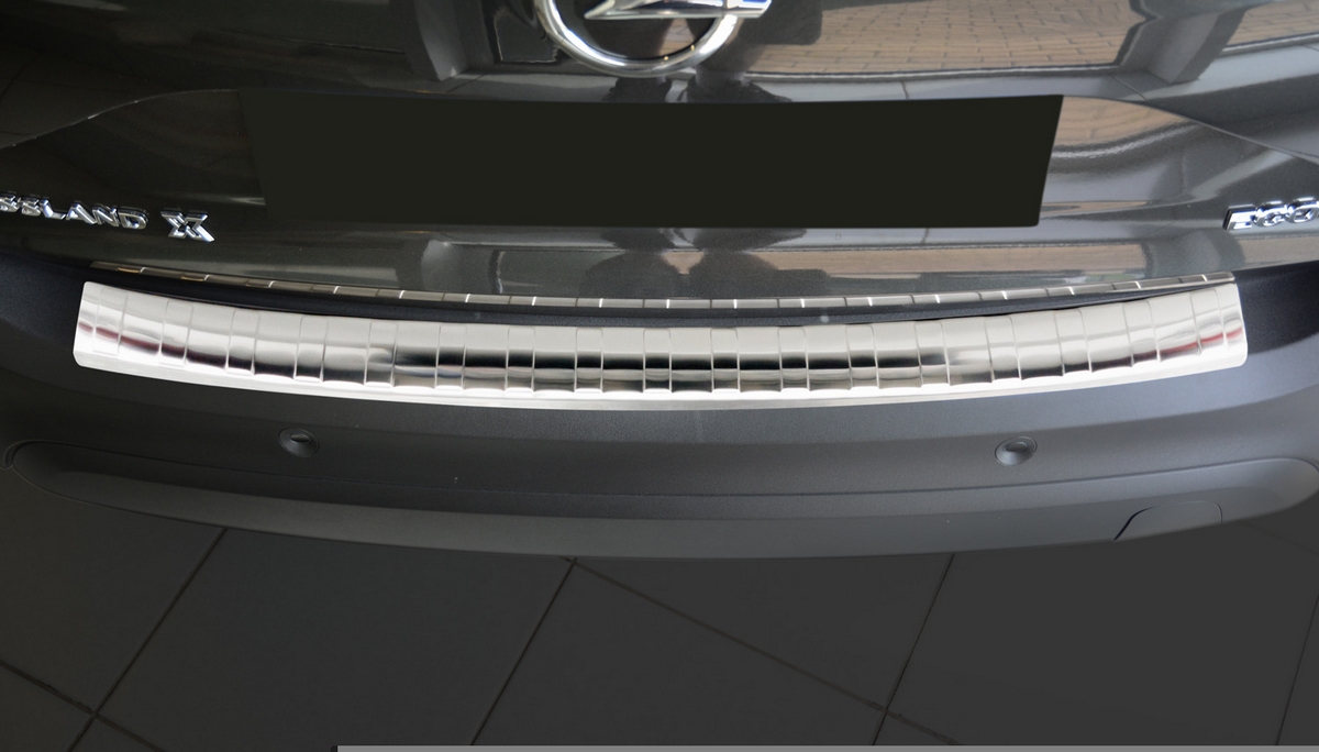 Lišta na nárazník - Kryt hrany kufru, Opel Crossland X, 2017- ,