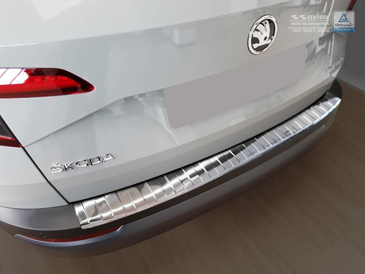 Lišta na nárazník - Kryt hrany kufru, Škoda Karoq, 2017-2022