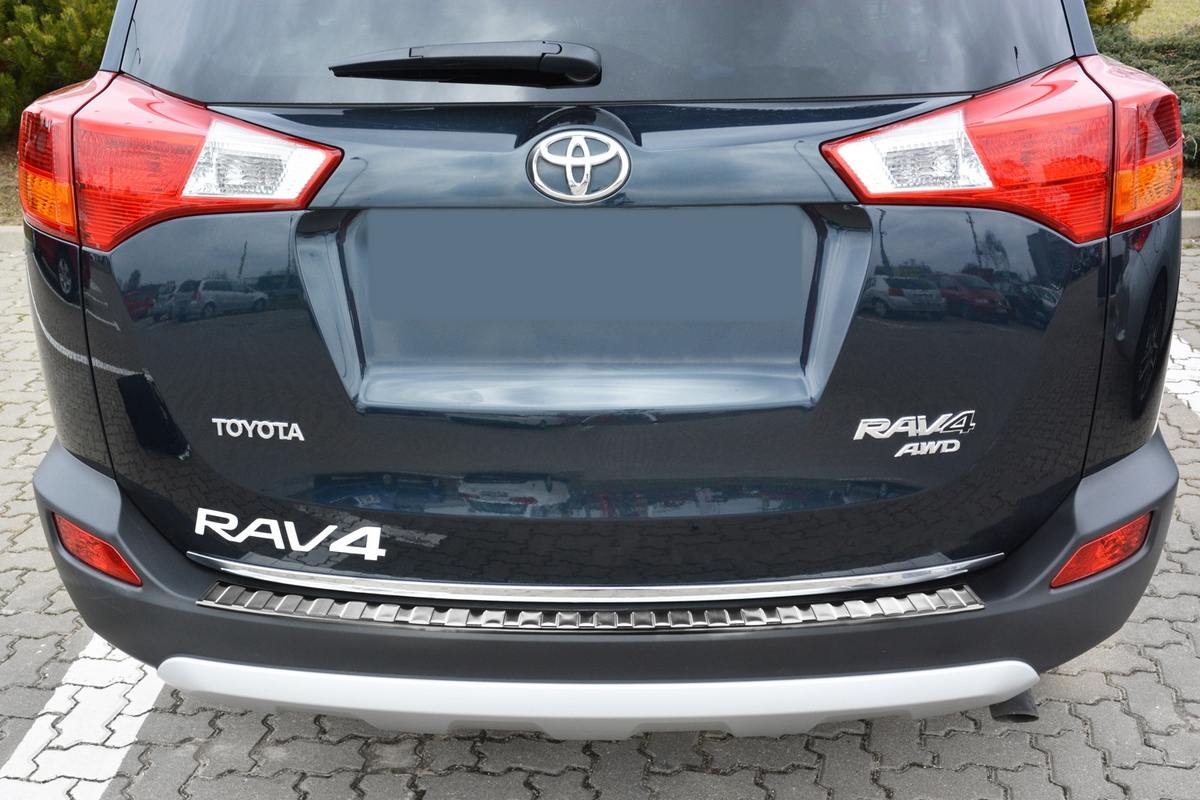 Lišta na nárazník - Kryt hrany kufru, Toyota RAV 4 IV, 2013-2016