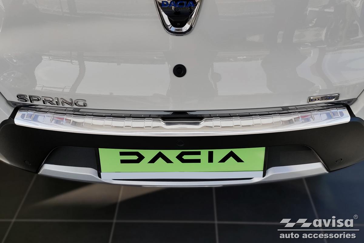 Lišta na nárazník - Kryt hrany kufru, Dacia Spring, 2021-2024