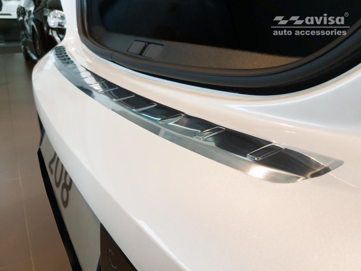Lišta na nárazník - Kryt hrany kufru, Peugeot 208 II, 2019- , Hatchback, 5 dvéř.