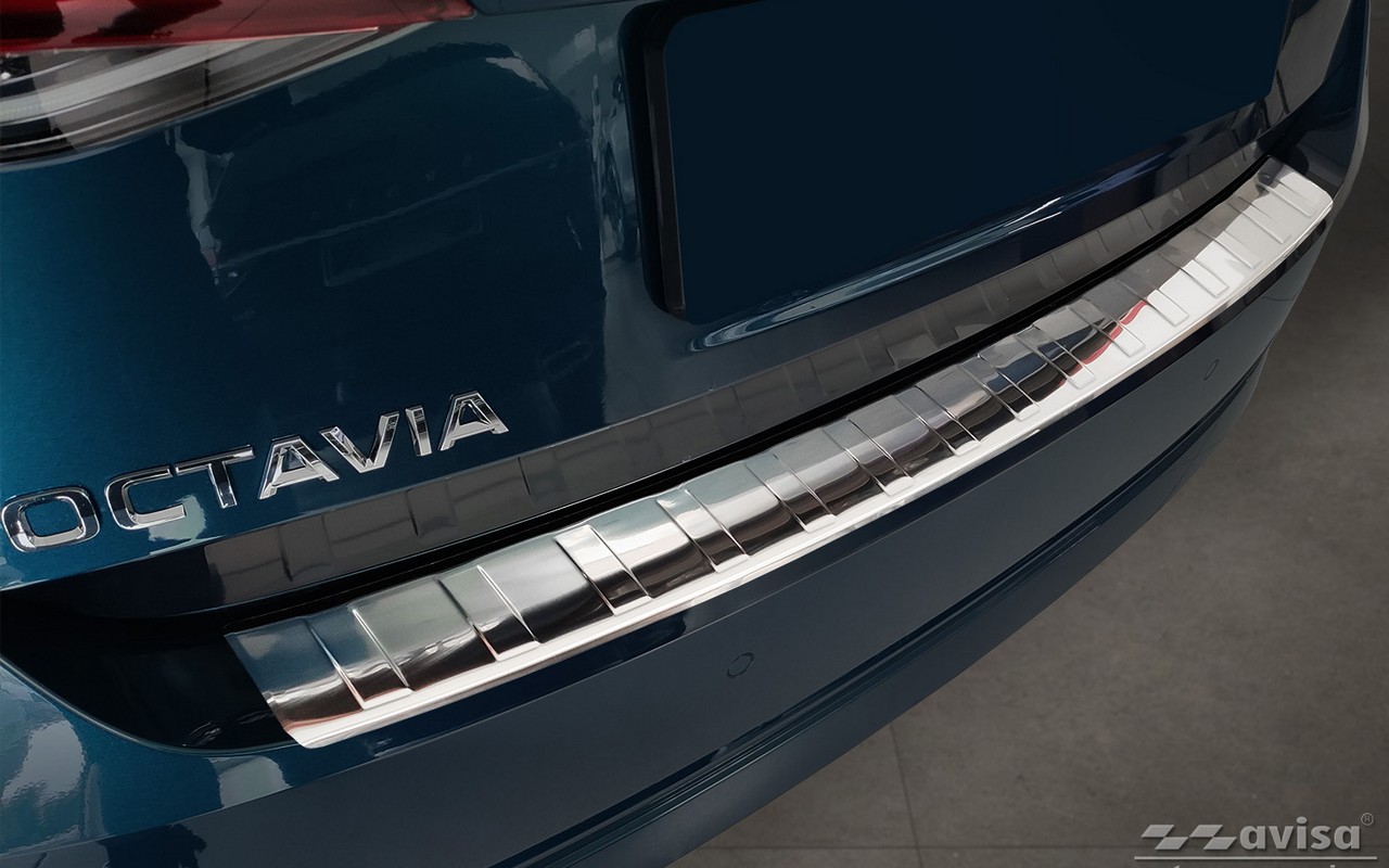 Lišta na nárazník - Kryt hrany kufru, Škoda Octavia IV, 2020- , Liftback, Sedan