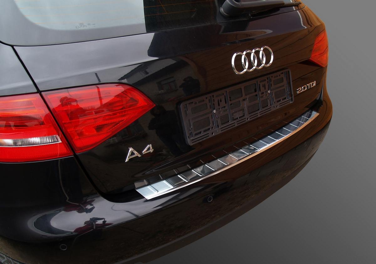 Lišta na nárazník - Kryt hrany kufru, Audi A4, B8, 2012-2015, Combi, Avant, Facelift