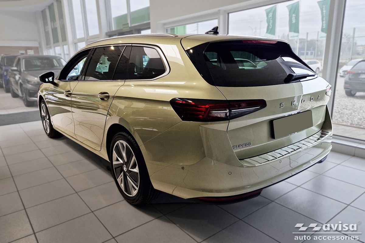 Lišta na nárazník - Kryt hrany kufru, Škoda Superb IV, 2024- , Combi