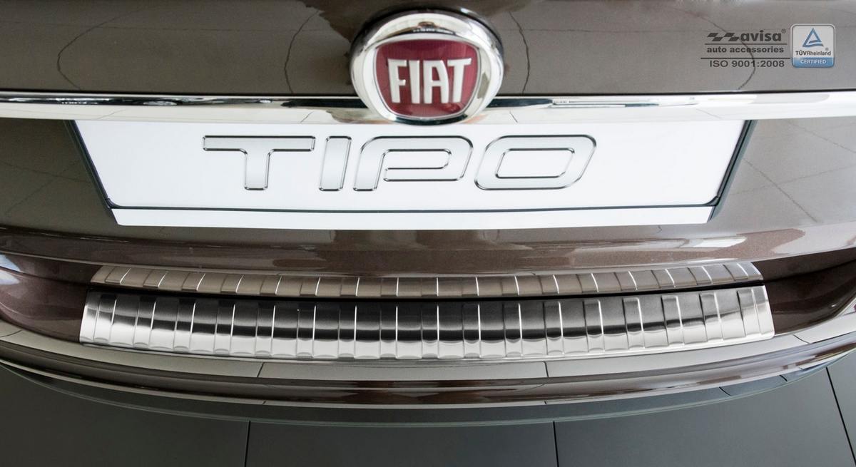 Lišta na nárazník - Kryt hrany kufru, Fiat Tipo, 2016- , Sedan