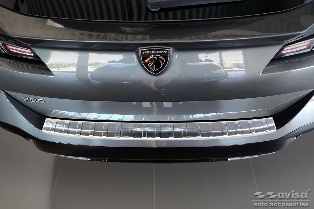 Lišta na nárazník - Kryt hrany kufru, Peugeot 308 III, 2021- , Combi