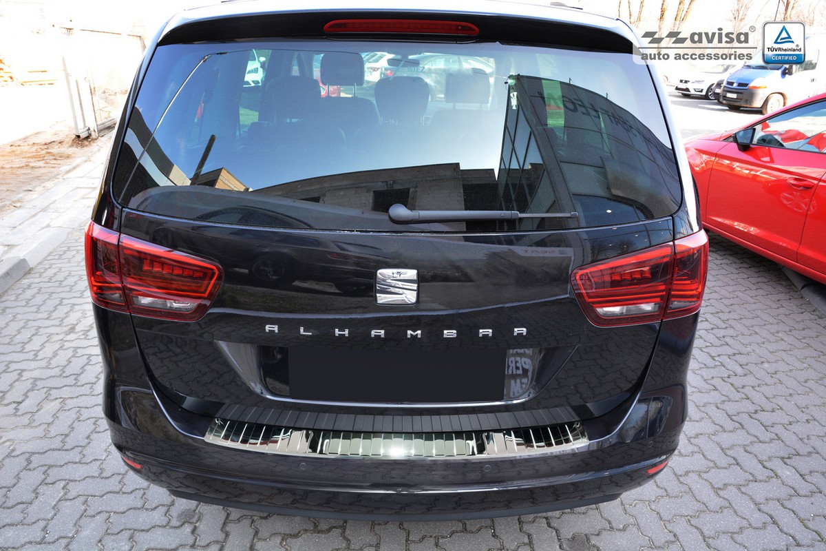 Lišta na nárazník - Kryt hrany kufru, VW Sharan II, 2010-2020