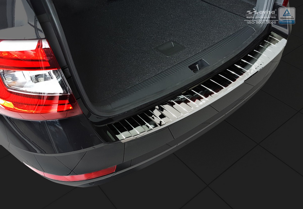Lišta na nárazník - Kryt hrany kufru, Škoda Octavia III, 2016-2019, Combi, Facelift
