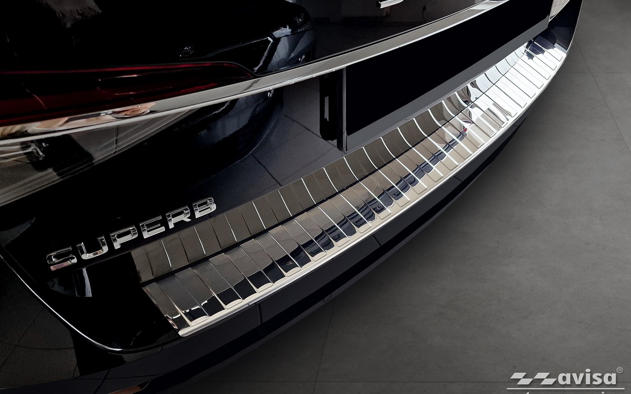 Lišta na nárazník - Kryt hrany kufru, Škoda Superb III, 2015-2024, Combi