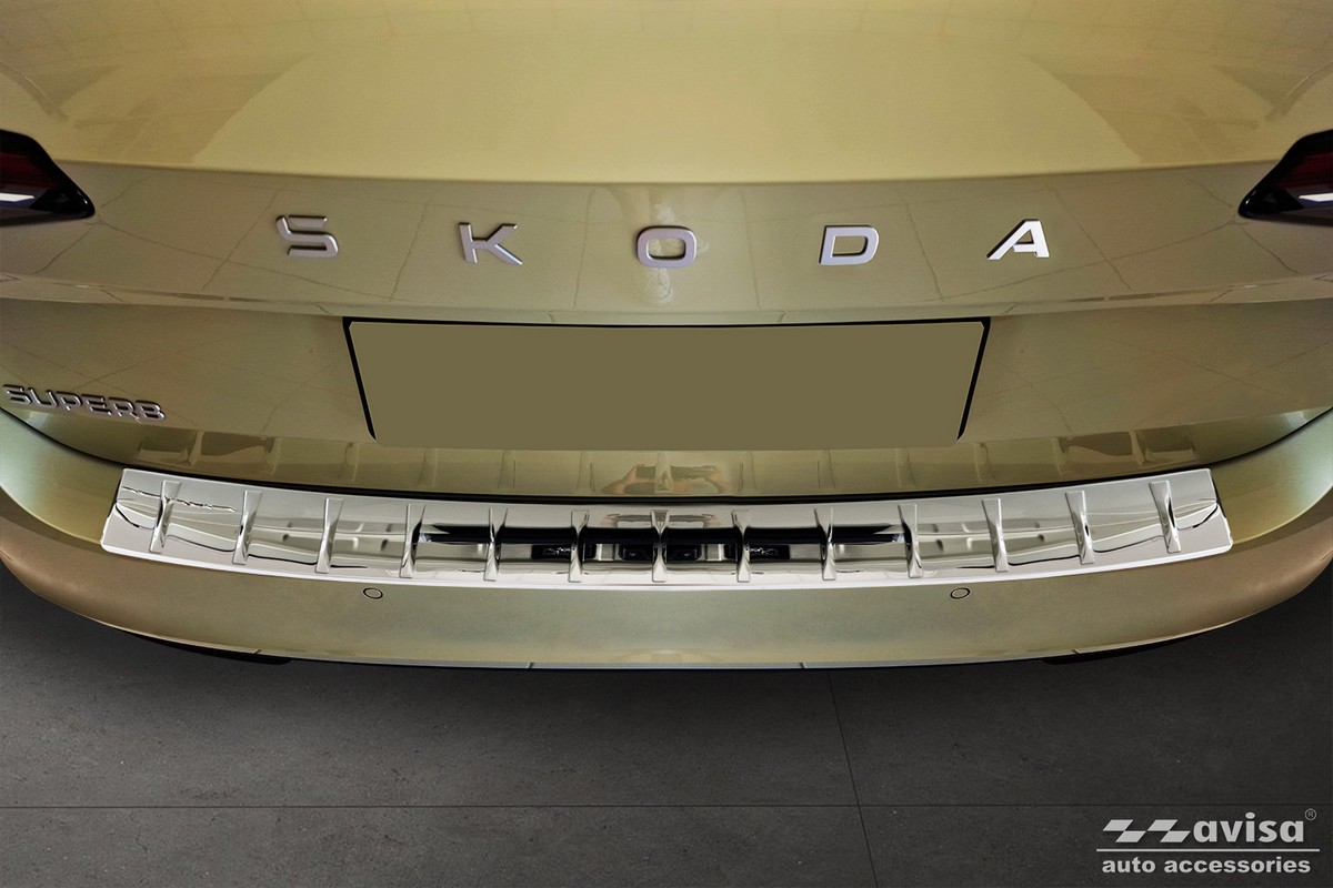 Lišta na nárazník - Kryt hrany kufru, Škoda Superb IV, 2024- , Combi,