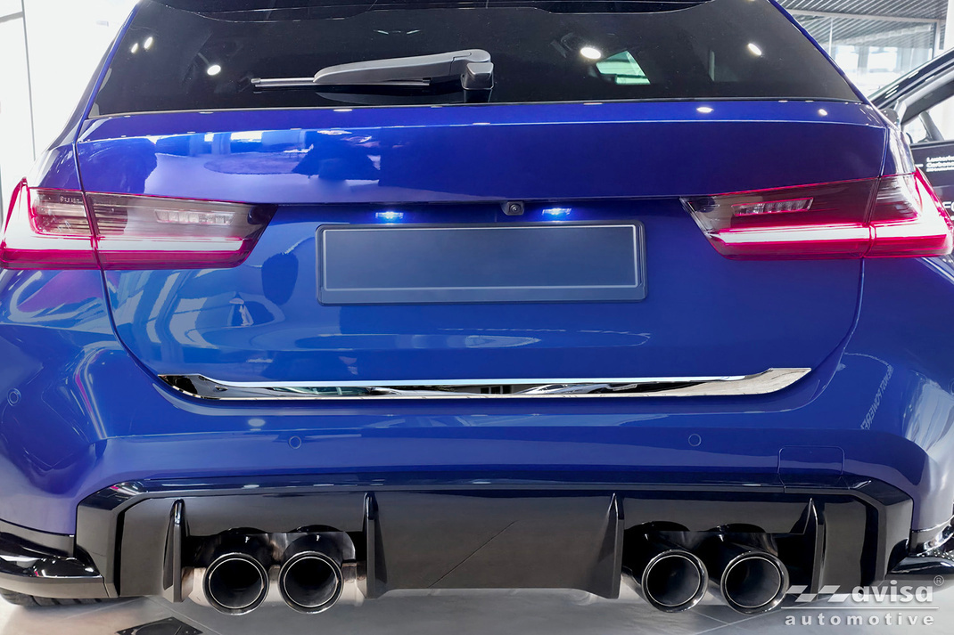 Ozdobná lišta na víko kufru do BMW 3, G21, 2018-2022, Touring, M-Paket