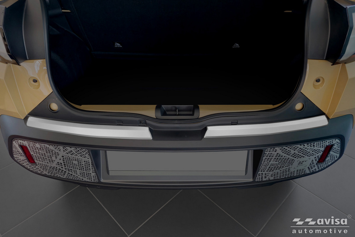 Lišta na nárazník - Kryt hrany kufru, Dacia Spring, 2024- , Facelift, Soft Silver
