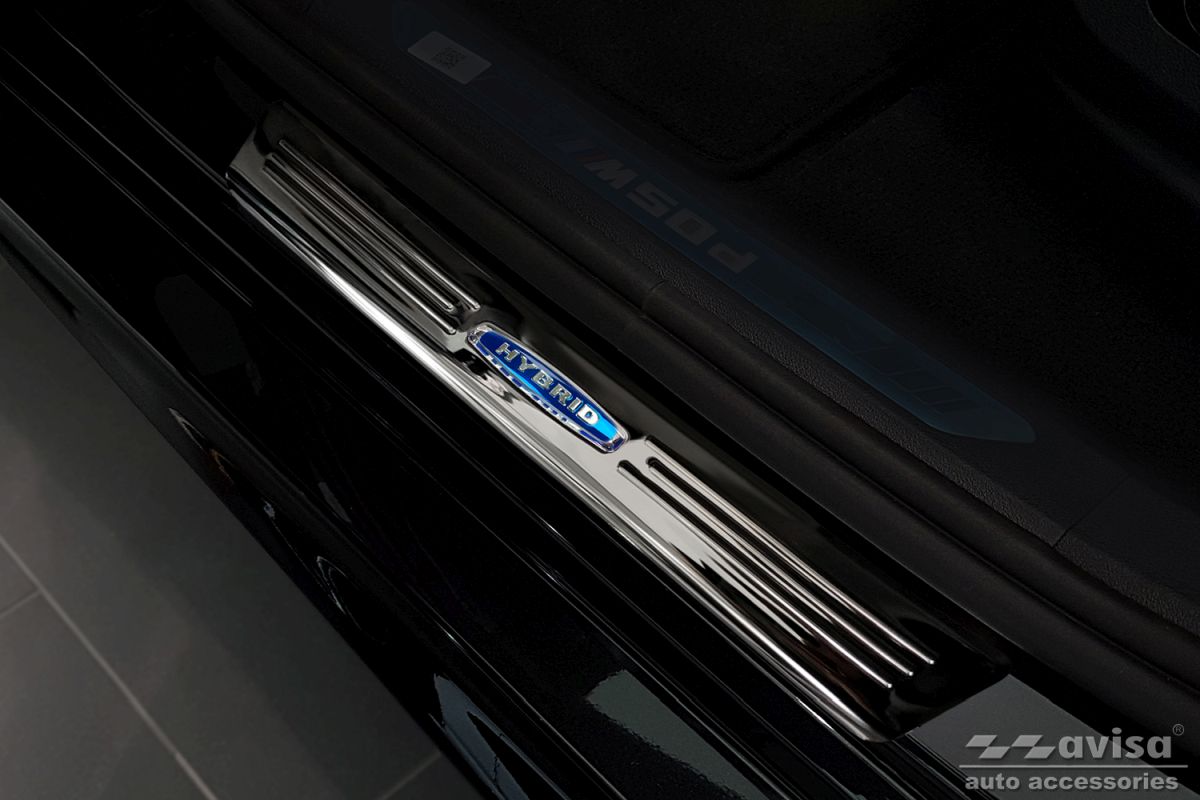 Ochranné kryty prahů, BMW X6 (G06), 2019- , Hybrid , Glossy black