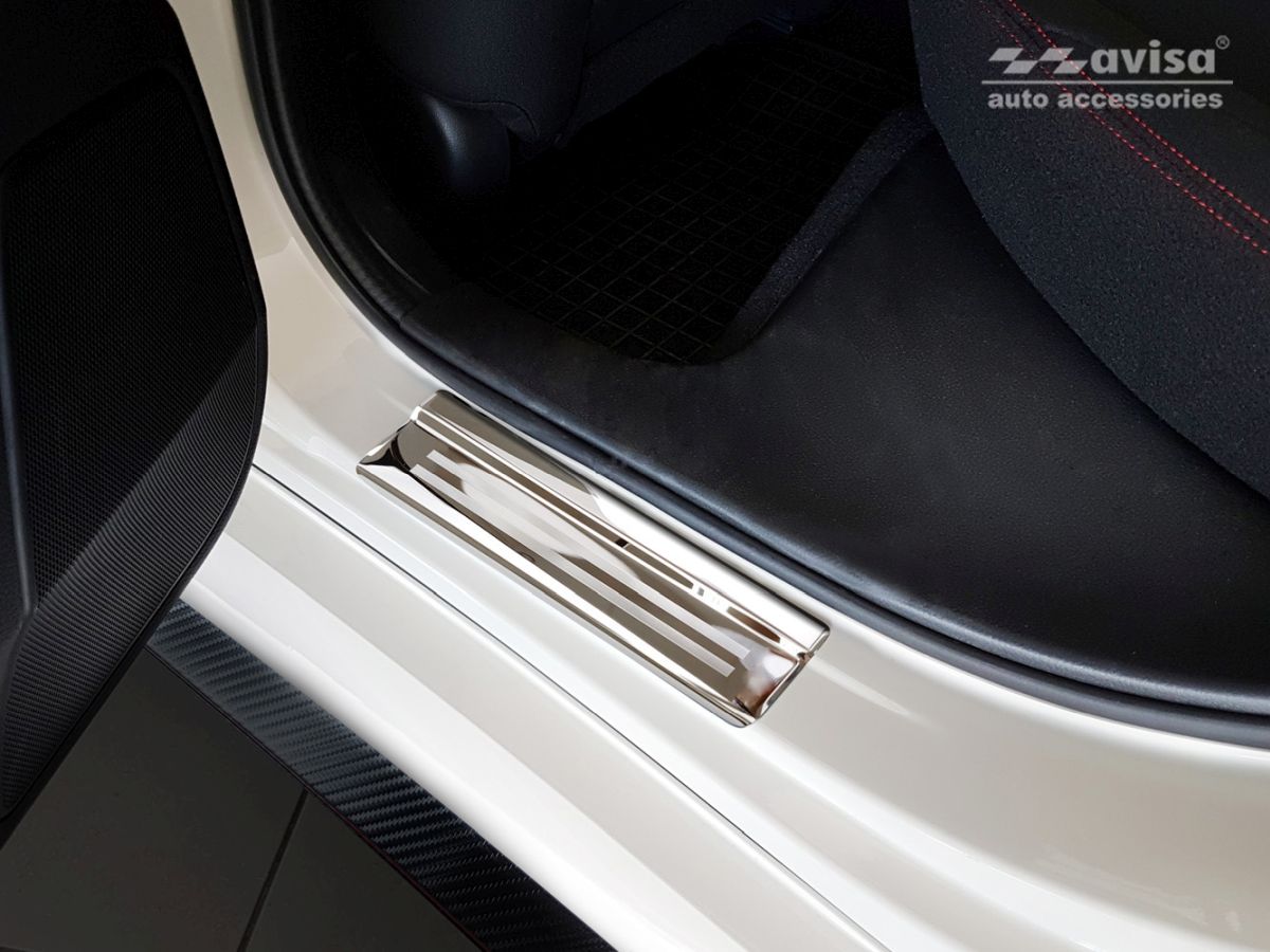 Ochranné kryty prahů, Honda Civic X, 2017-2021, 5 dveř, Hatchback, Sportline , Glossy silver