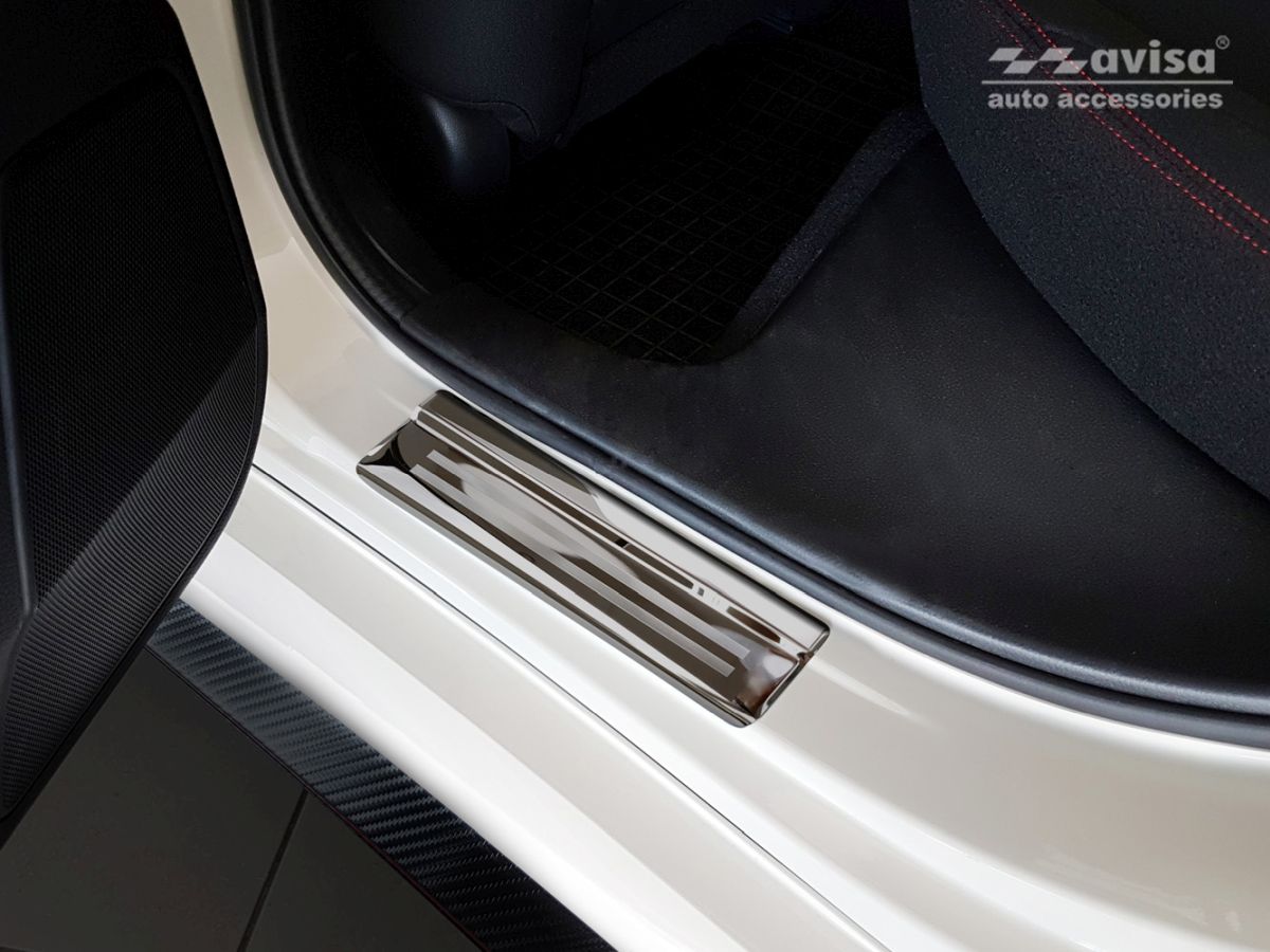 Ochranné kryty prahů, Honda Civic X, 2017-2021, 5 dveř, Hatchback, Sportline , Glossy black