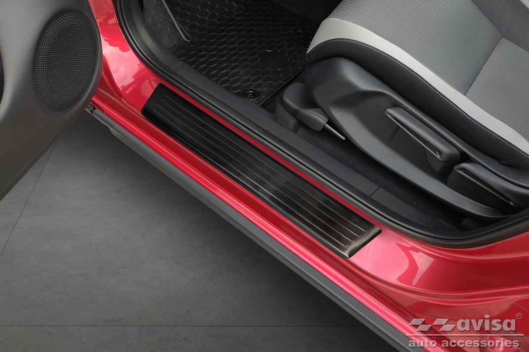 Ochranné kryty prahů, Honda Jazz Crosstar, 2020- , Black