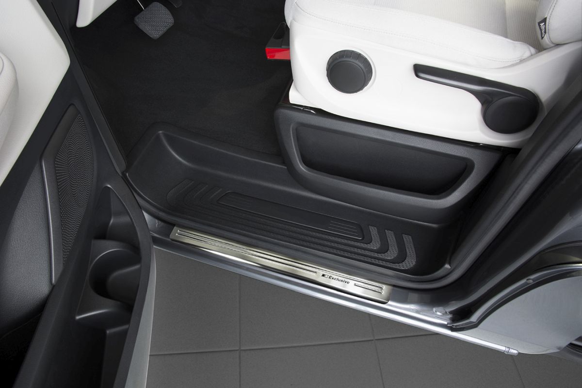 Ochranné kryty prahů, Mercedes Vito, V-Klasse, W447, 2014- , Exclusive , Silver