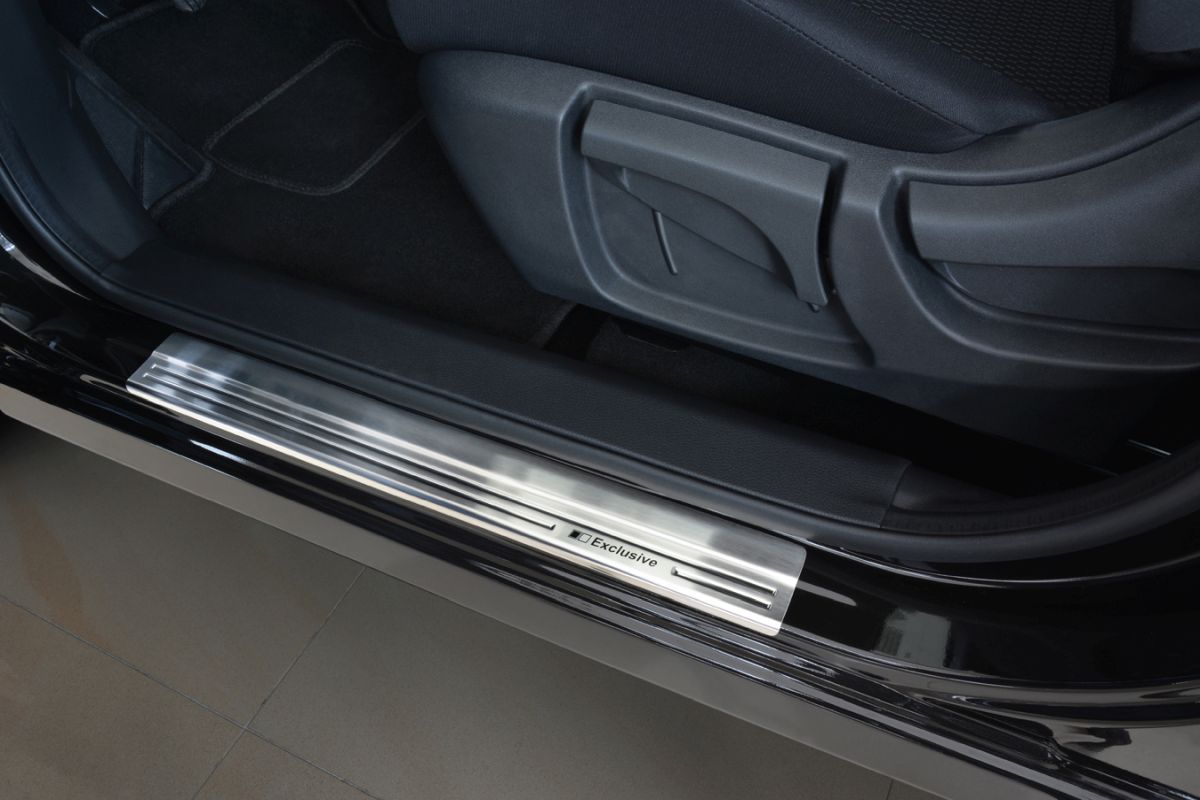 Ochranné kryty prahů, Nissan Qashqai II, 2013-2021 Exclusive , Silver