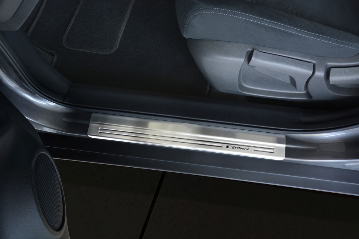 Ochranné kryty prahů, Nissan X-Trail III, T32, 2014- , Exclusive , Silver