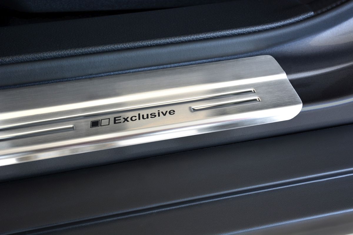 Ochranné kryty prahů, Nissan X-Trail III, T32, 2014- , Exclusive , Silver