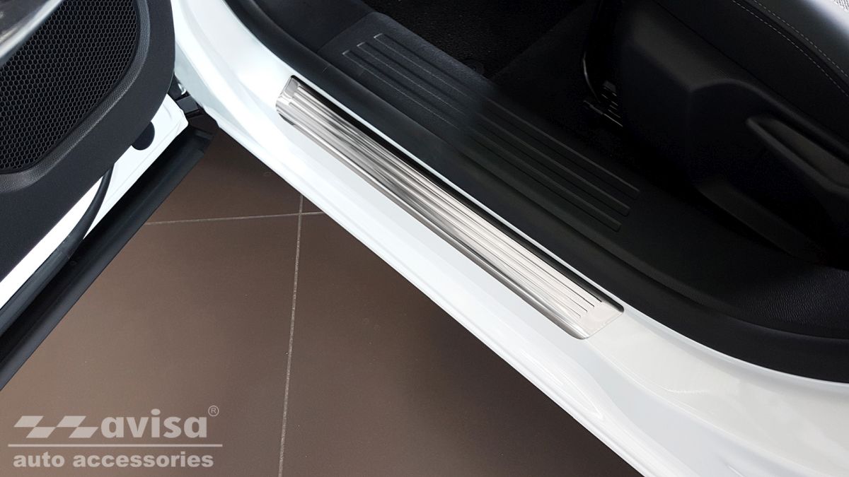 Ochranné kryty prahů, Peugeot 2008 II, 2019- , Silver