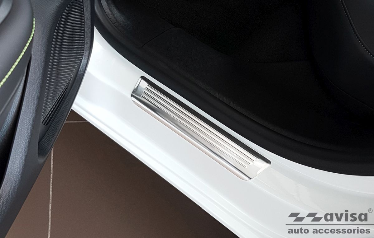 Ochranné kryty prahů, Peugeot 2008 II, 2019- , Silver