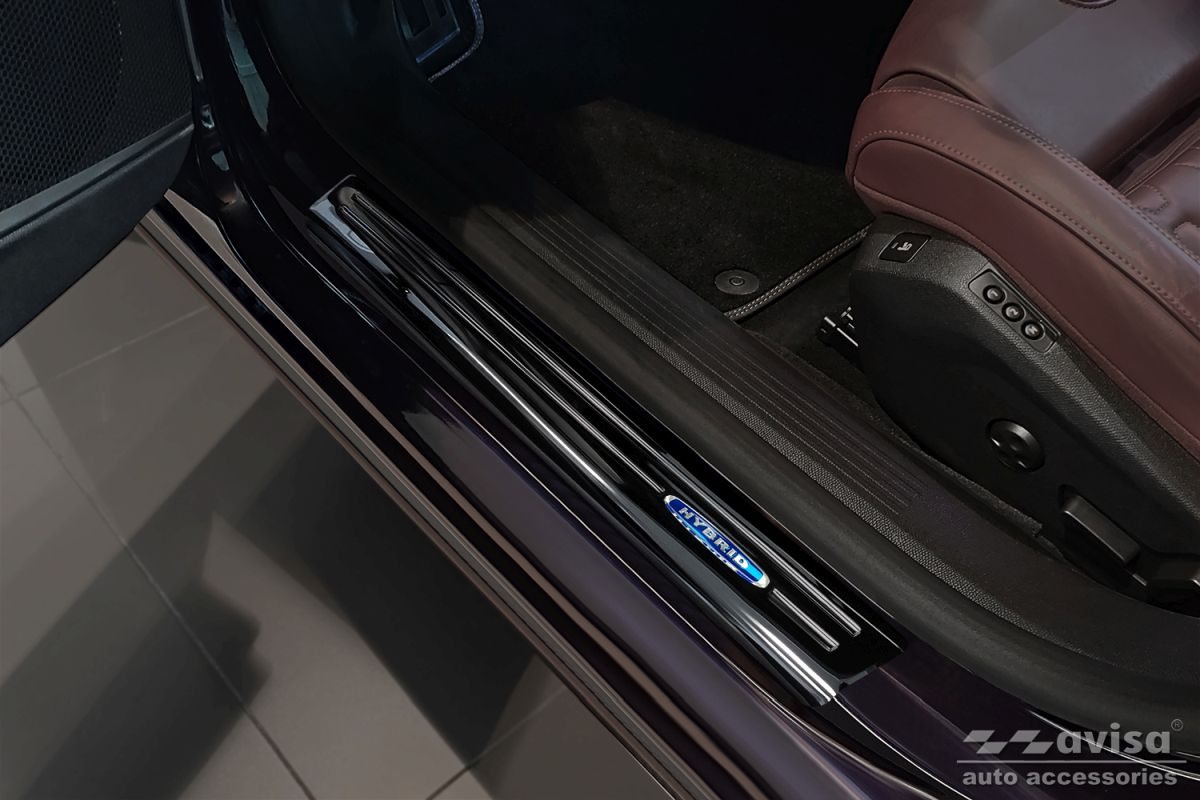 Ochranné kryty prahů, Peugeot 508 II, 2018- , Sedan, Glossy black