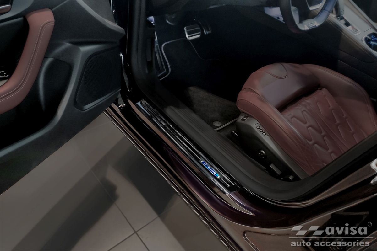 Ochranné kryty prahů, Peugeot 508 II, 2018- , Sedan, Glossy black