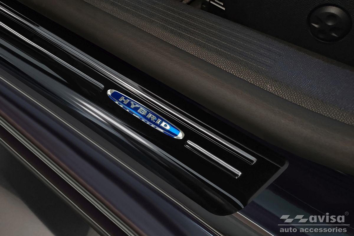 Ochranné kryty prahů, Peugeot 508 II, 2018- , Sedan, Glossy black