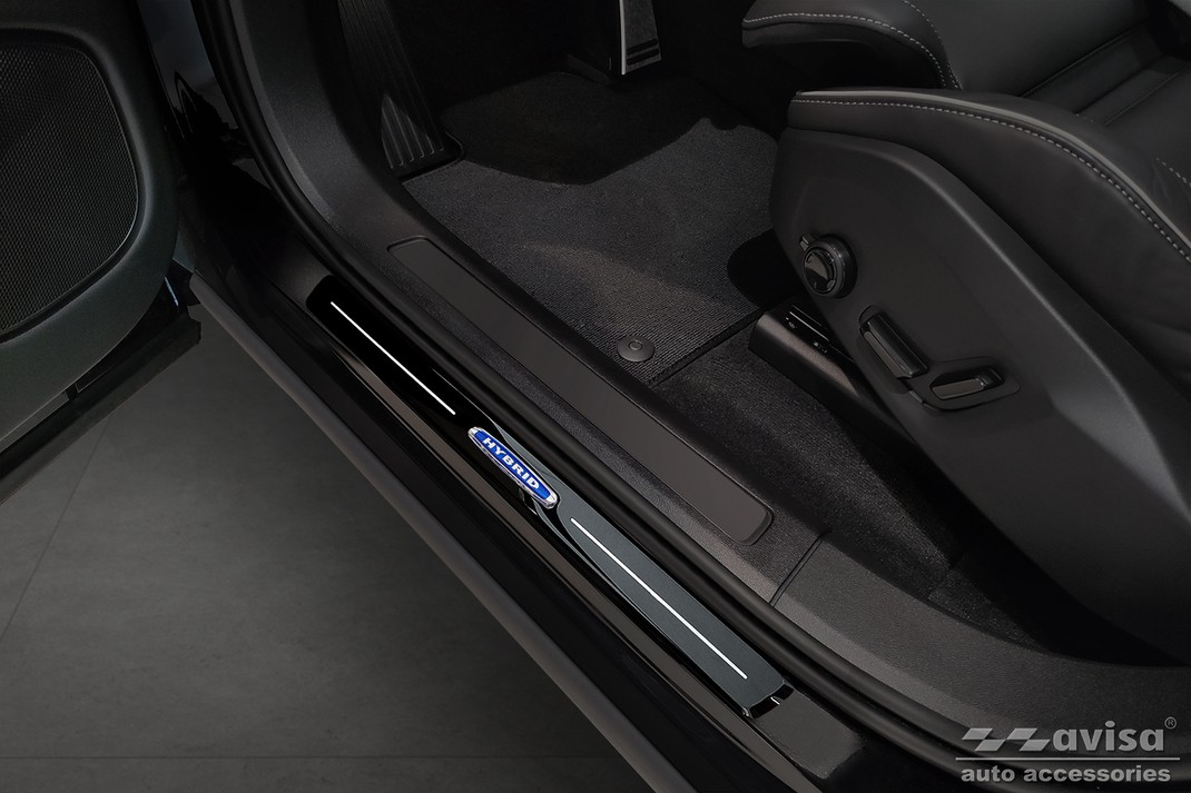 Ochranné kryty prahů, Volvo XC60 II, 2017- , Glossy black
