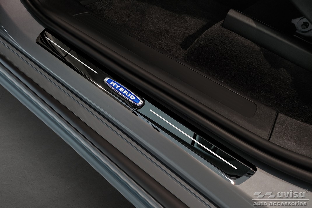 Ochranné kryty prahů, Volvo XC90 II, 2014- , Glossy black