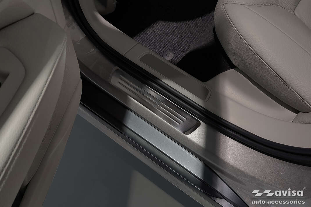 Ochranné kryty prahů, Volvo V90, 2016- , Black