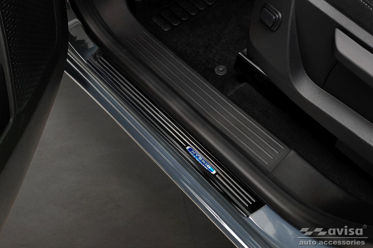 Ochranné kryty prahů, Nissan Townstar, 2021- , Glossy black
