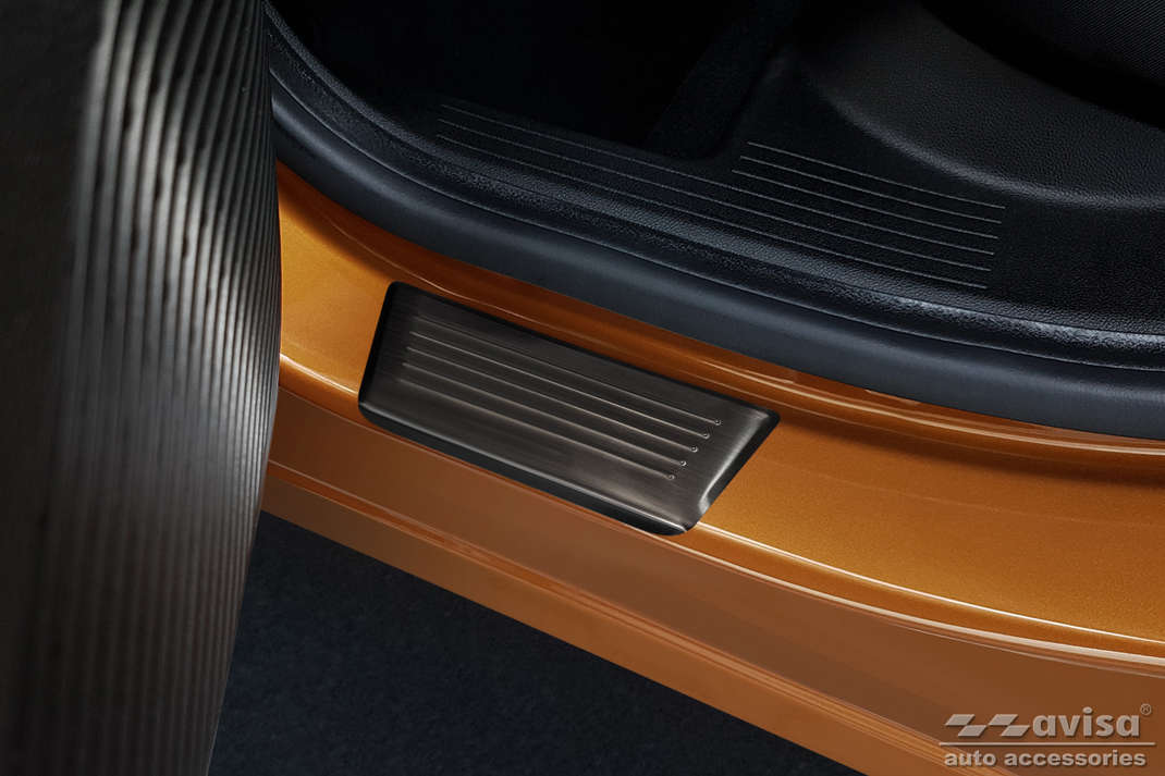 Ochranné kryty prahů, Renault Captur II, 2019- , Black
