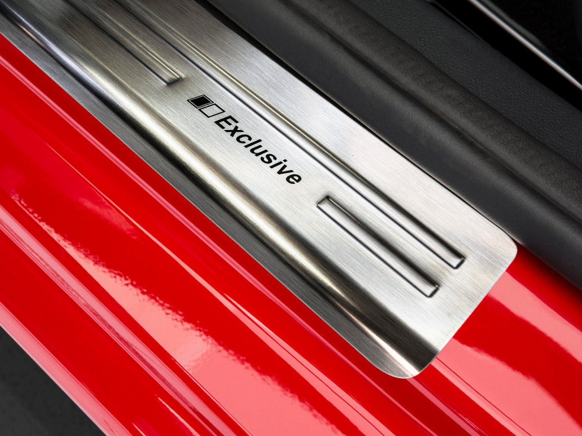 Ochranné kryty prahů, Škoda Fabia III, 2014-2021, Combi Exclusive , Silver