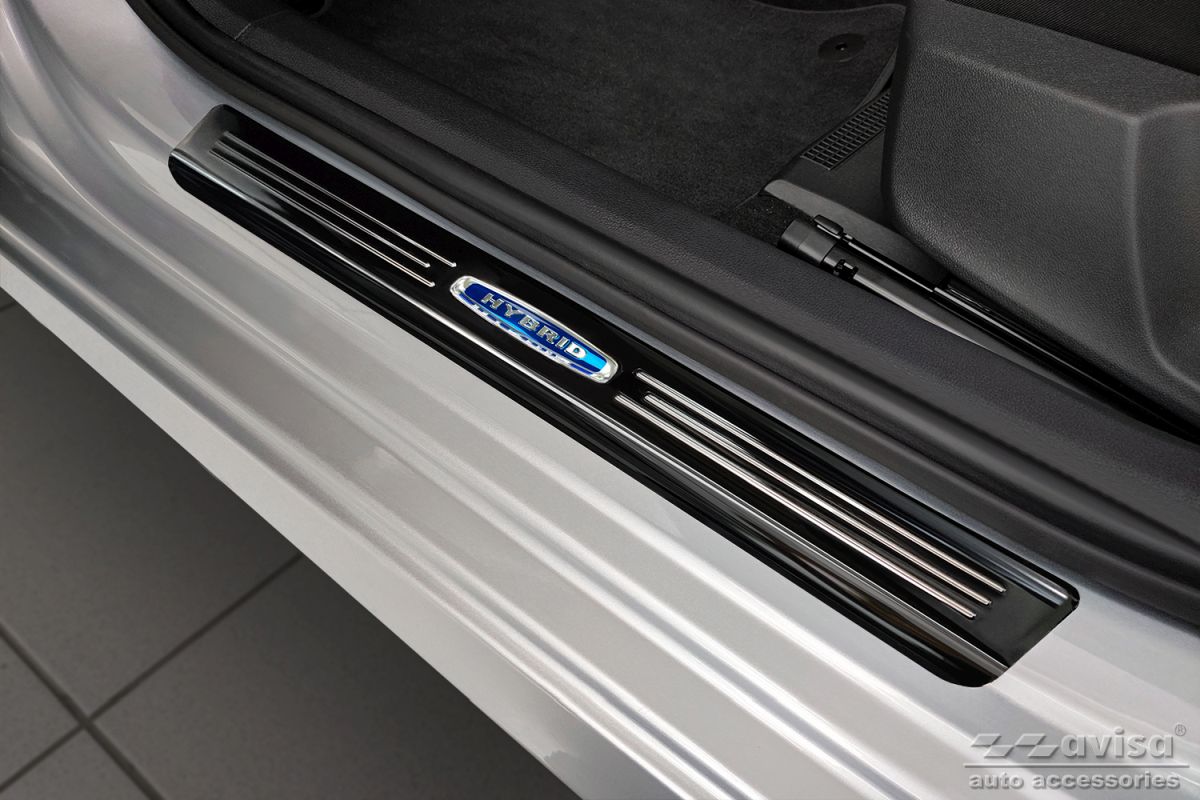 Ochranné kryty prahů, Škoda Octavia IV, 2020- , Hybrid , Glossy black